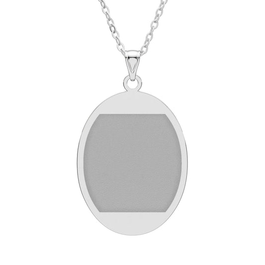 Photo Pendant Necklace, Oval