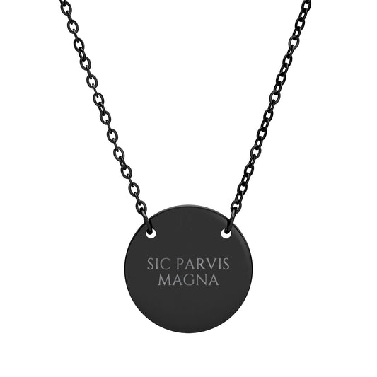 Sic Parvis Magna Necklace
