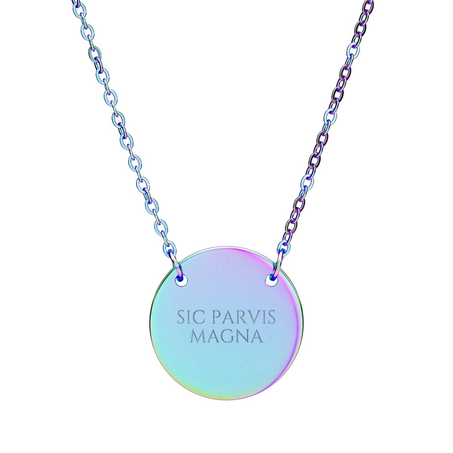 Sic Parvis Magna Necklace