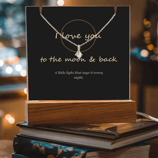 To the Moon & Back Keepsake Light & Necklace