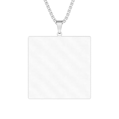 Custom Cut Photo Pendant