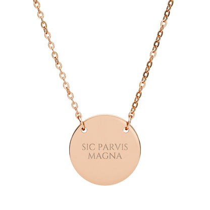 Sic Parvis Magna Necklace