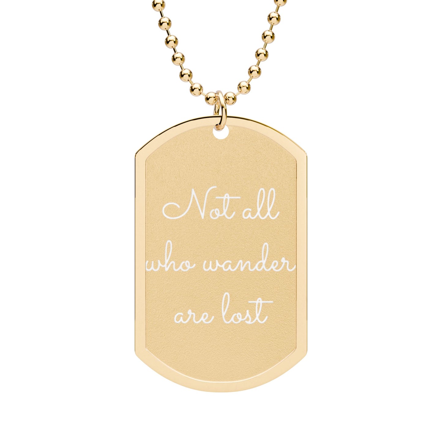 Not All Who Wander Necklace