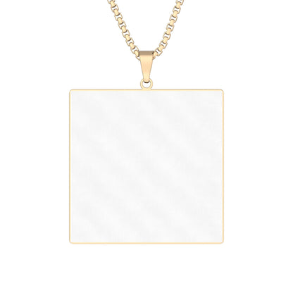 Custom Cut Photo Pendant