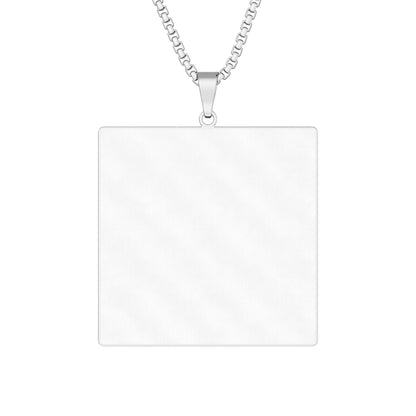 Custom Cut Photo Pendant