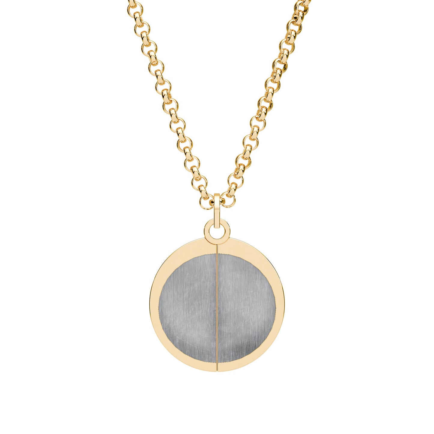 Hidden Message Circle Necklace