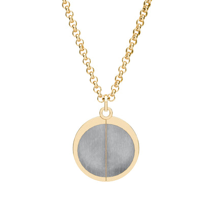 Hidden Message Circle Necklace