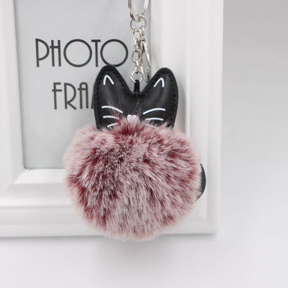 Cat bag charm on bag