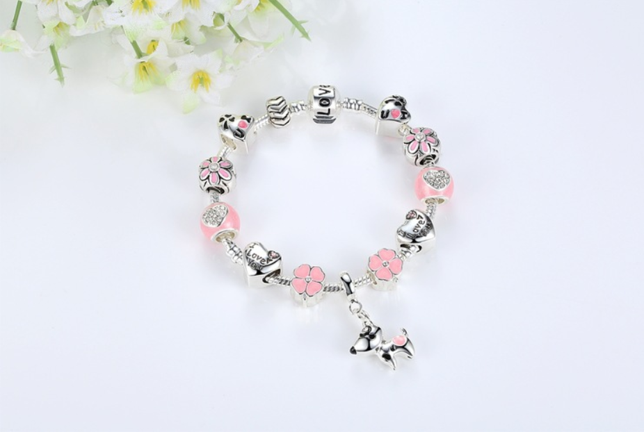 Clover bracelet worn