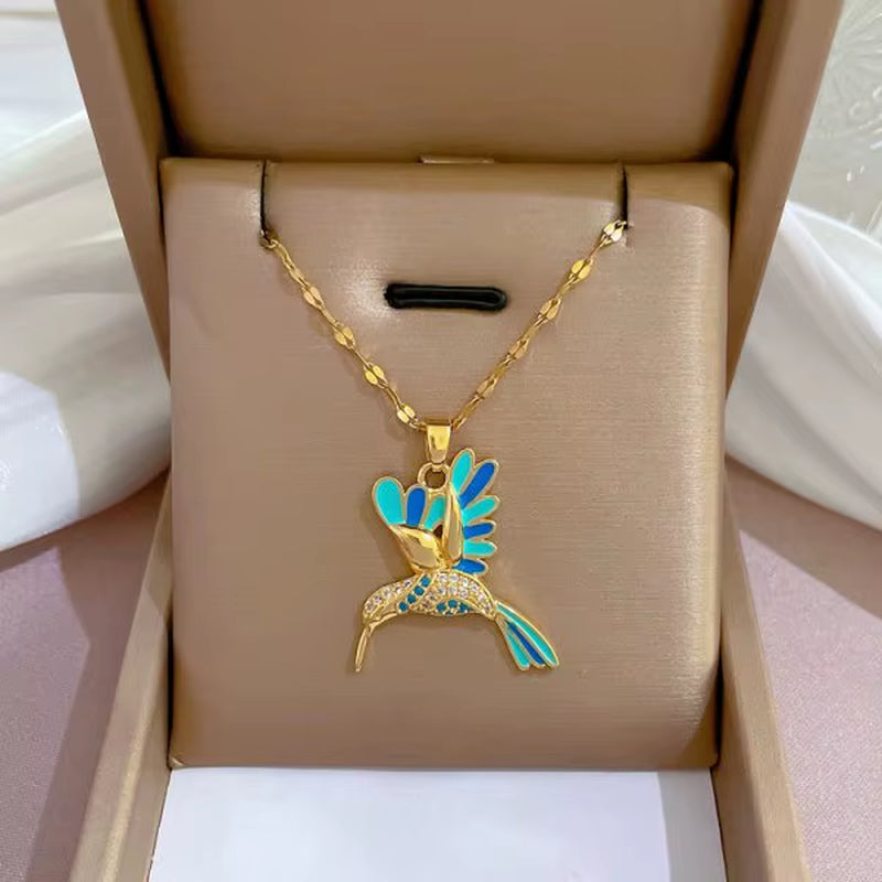 Luna Bloom Butterfly Tassel Necklace – Grace in Every Glimmer