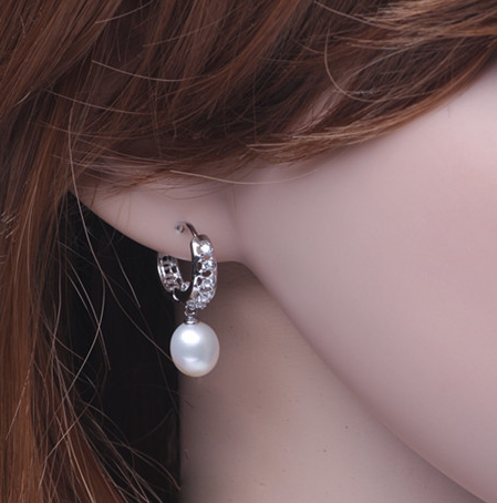 925 Silver Pearl Drop & Stud Earrings