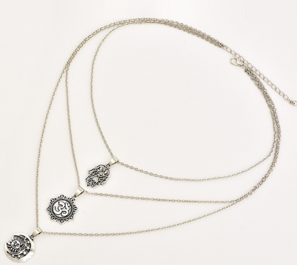 Celestial Star & Moon Layered Necklace