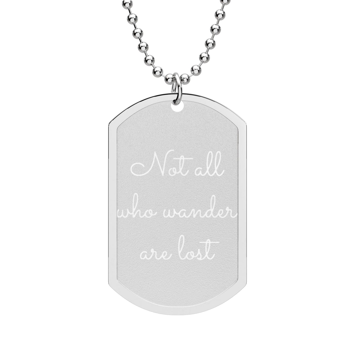 Not All Who Wander Necklace