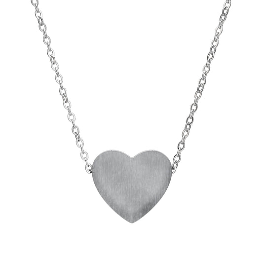 Engraved Heart Necklace