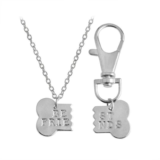Charm bar necklace