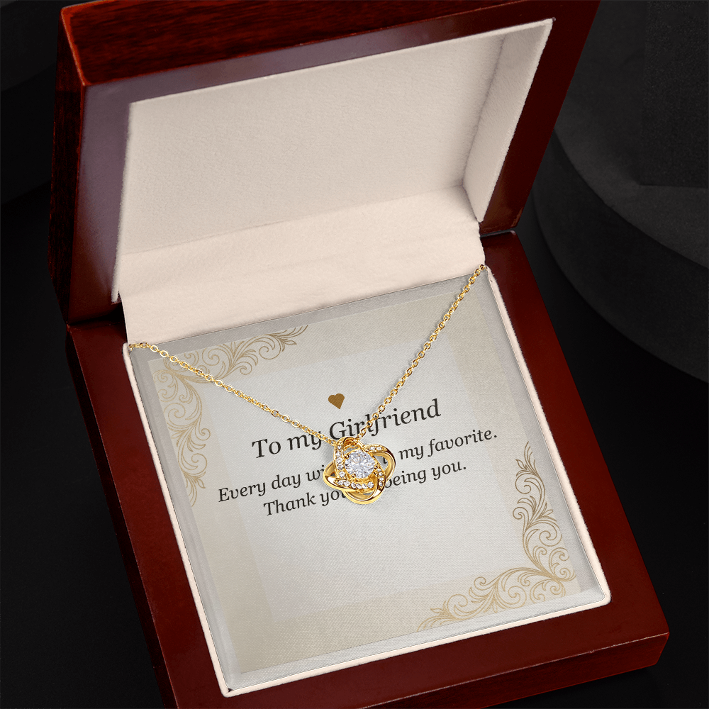 Love Knot Necklace - Gift for Girlfriend