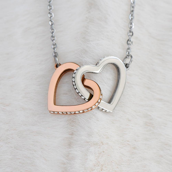 Always Proud, Always Loved Necklace in polished silver and 18k gold finish on white background, personalized jewelry by HussainTra