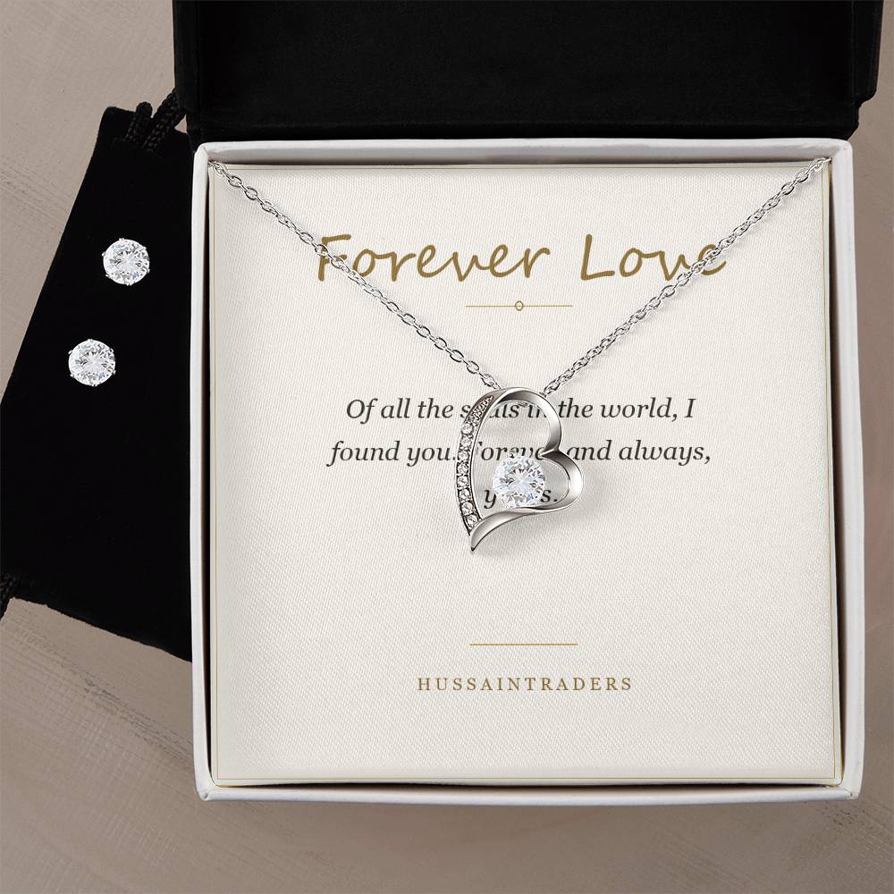 Forever Love Necklace & Earring Set
