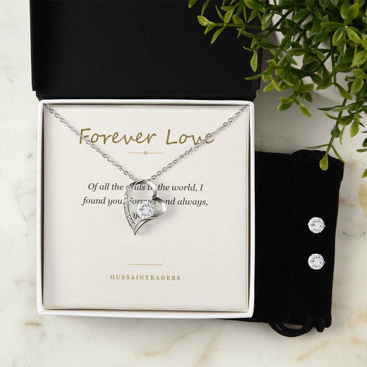 Forever Love Necklace & Earring Set