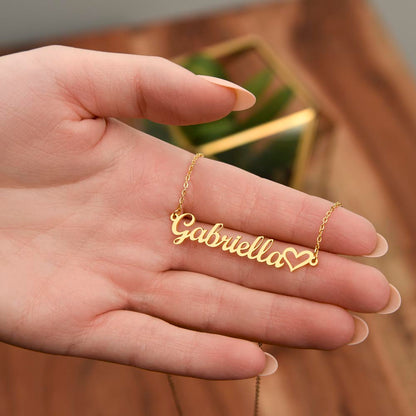 Heart Name Necklace