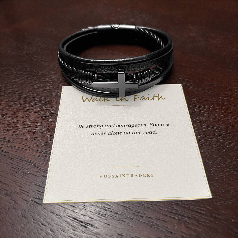 Men's Cross Bracelet