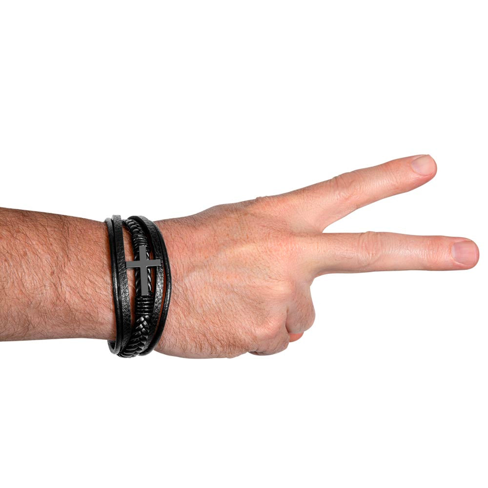Men's Cross Bracelet