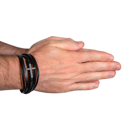 Men's Cross Bracelet