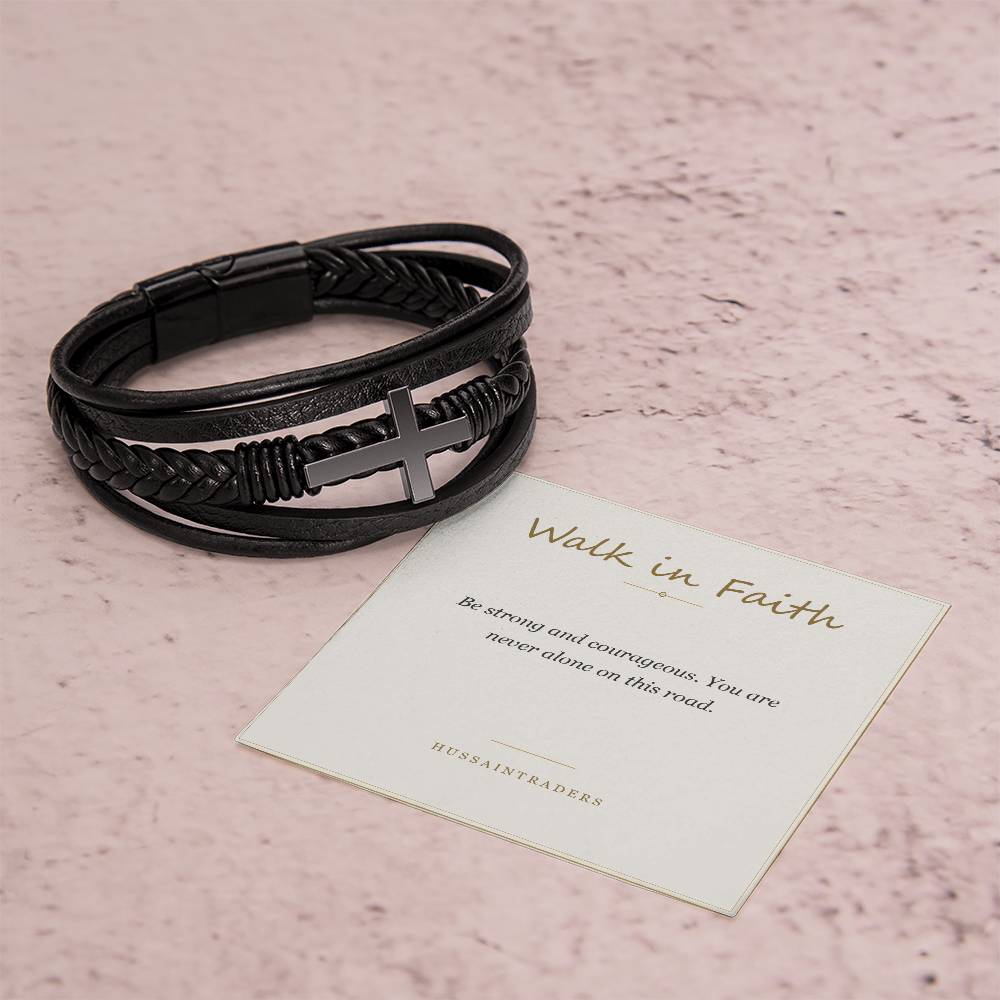 Men's Cross Bracelet