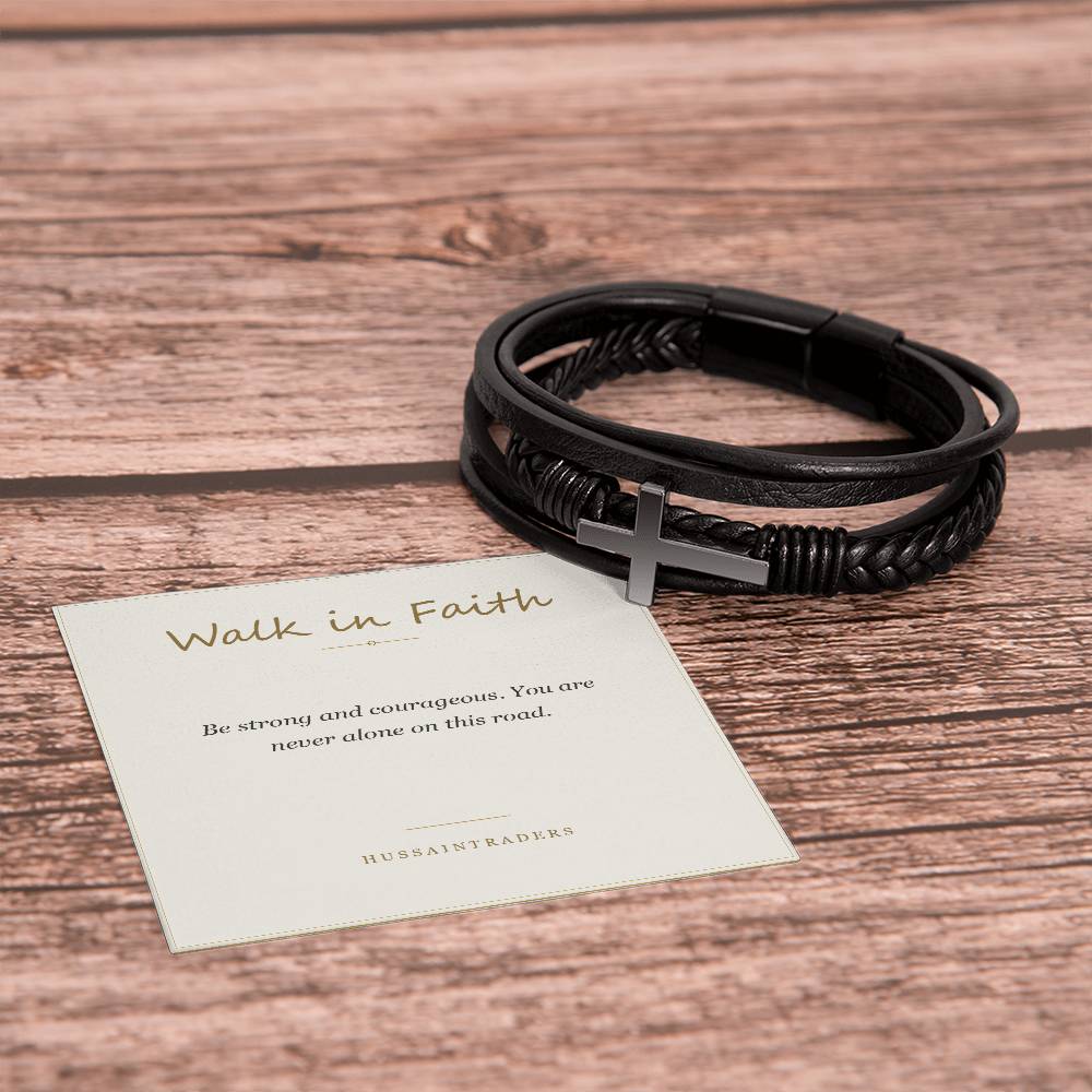 Men's Cross Bracelet
