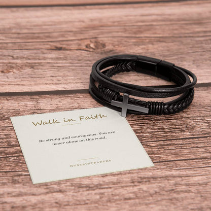 Men's Cross Bracelet