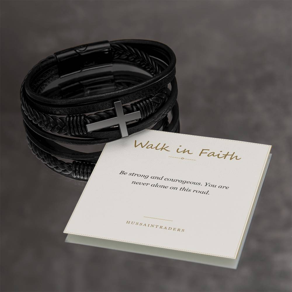 Men's Cross Bracelet