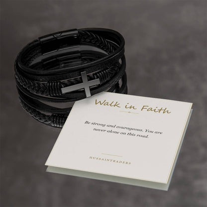 Men's Cross Bracelet