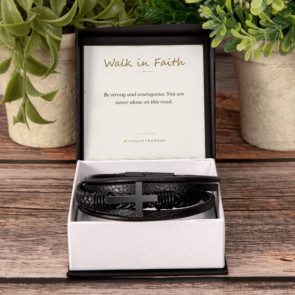 Men's Cross Bracelet
