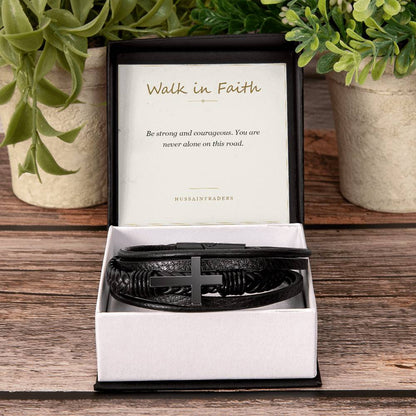Men's Cross Bracelet