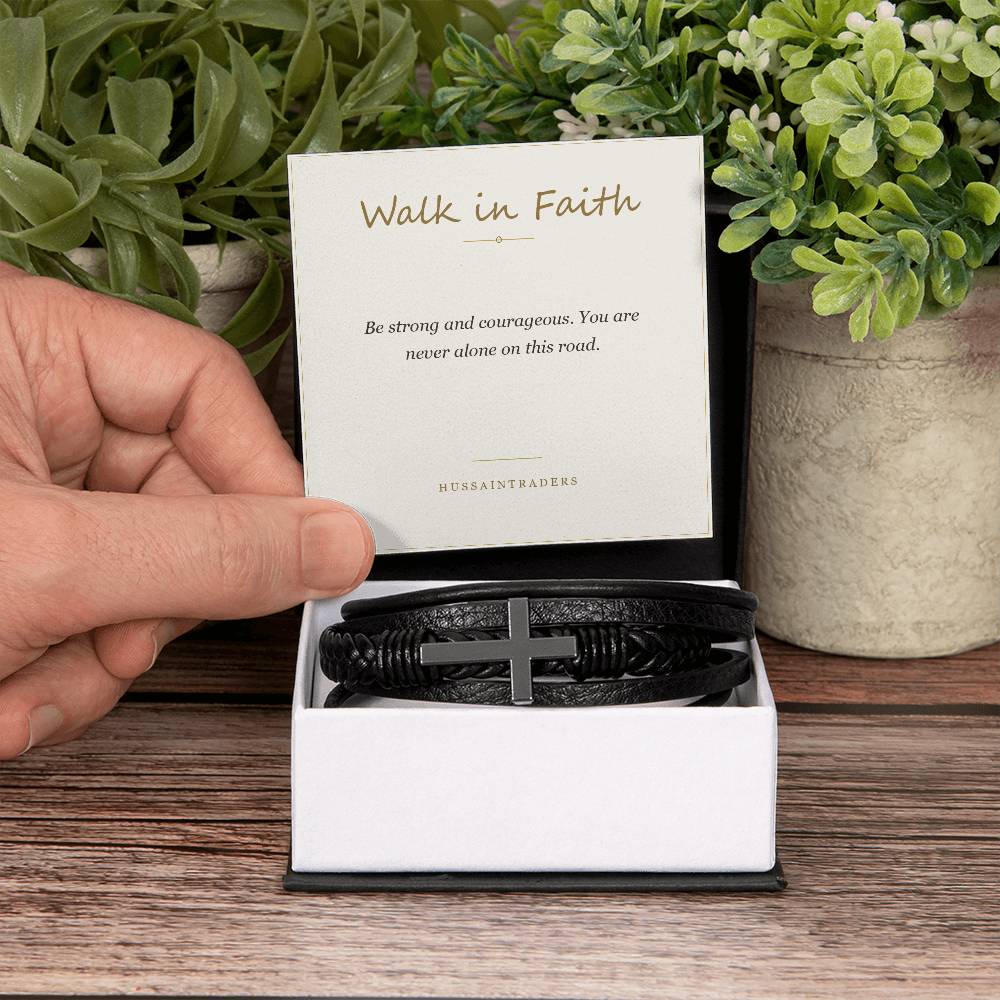 Men's Cross Bracelet