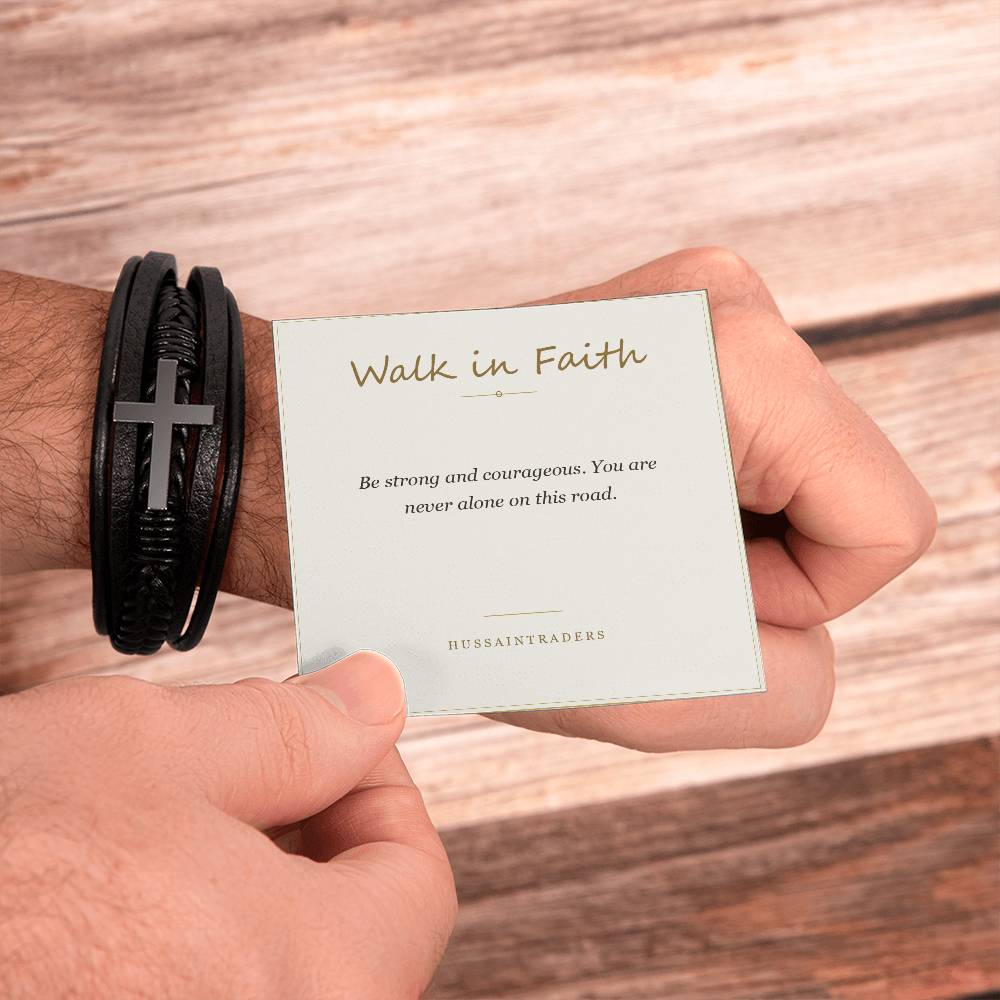 Men's Cross Bracelet