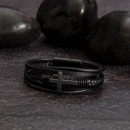 Men's Cross Bracelet