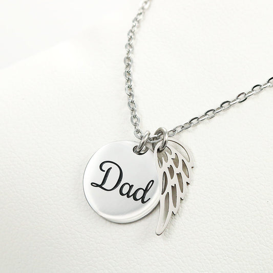 Memorial Necklace for Dad