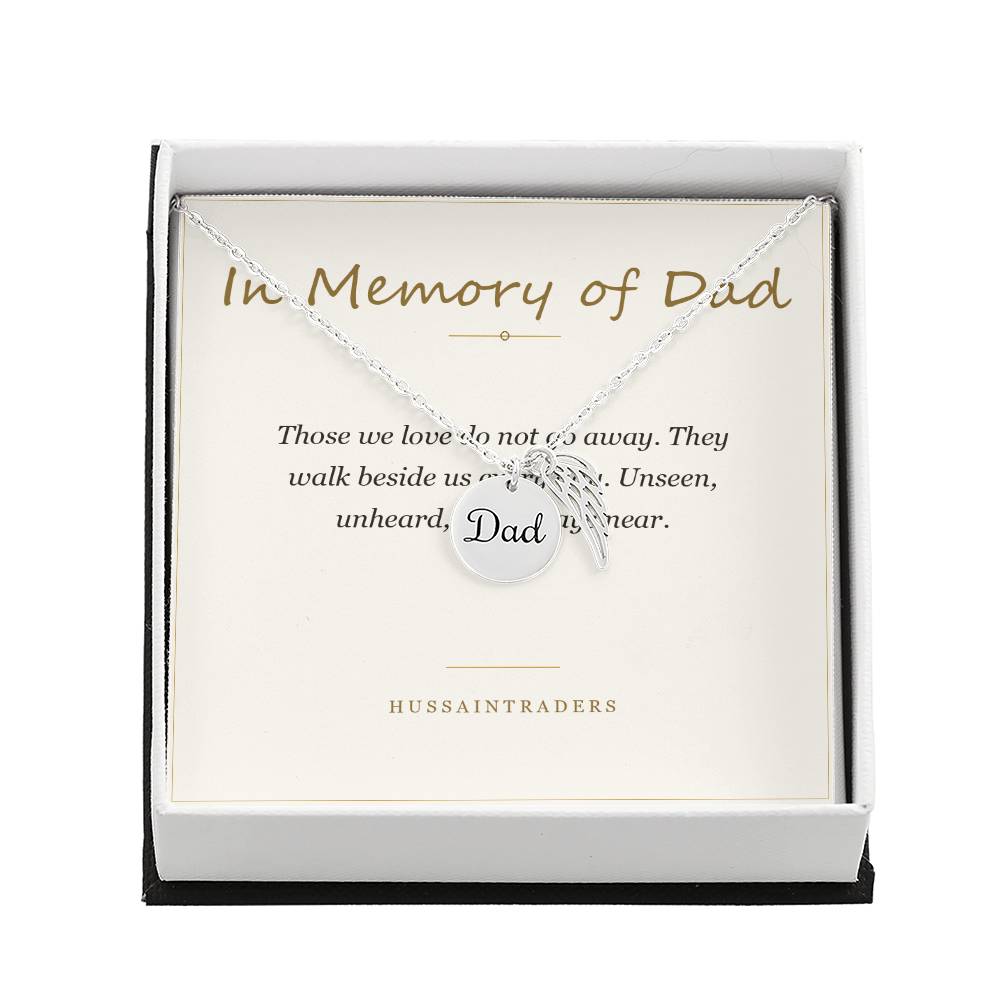 Memorial Necklace for Dad