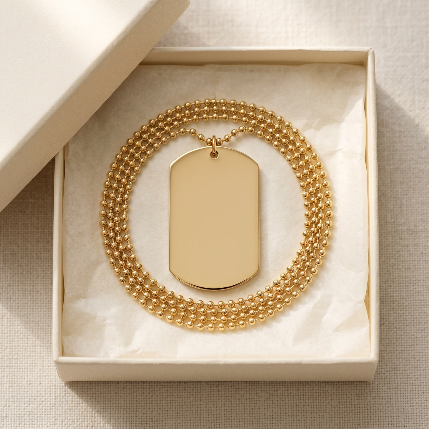 This Too Shall Pass Necklace — gift box
